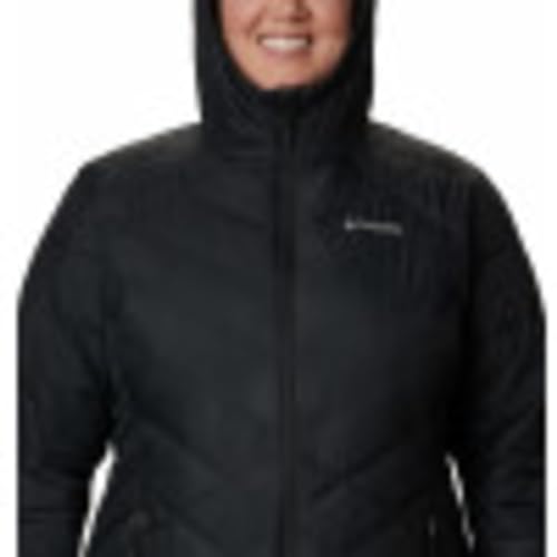 Columbia Women's Heavenly Long Hooded Jacket, Black, Small