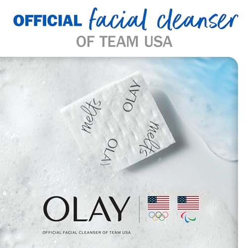 Olay Cleansing Melts + Vitamin C Face Cleanser, 64 ct. total (2 x 32 ct.), Water-Activated Face Wash Cleans, Tones, and Refreshes Skin