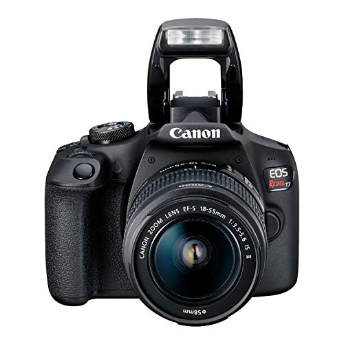 Canon EOS Rebel T7 DSLR Camera with 18-55mm Lens | Built-in Wi-Fi | 24.1 MP CMOS Sensor | DIGIC 4+ Image Processor and Full HD Videos