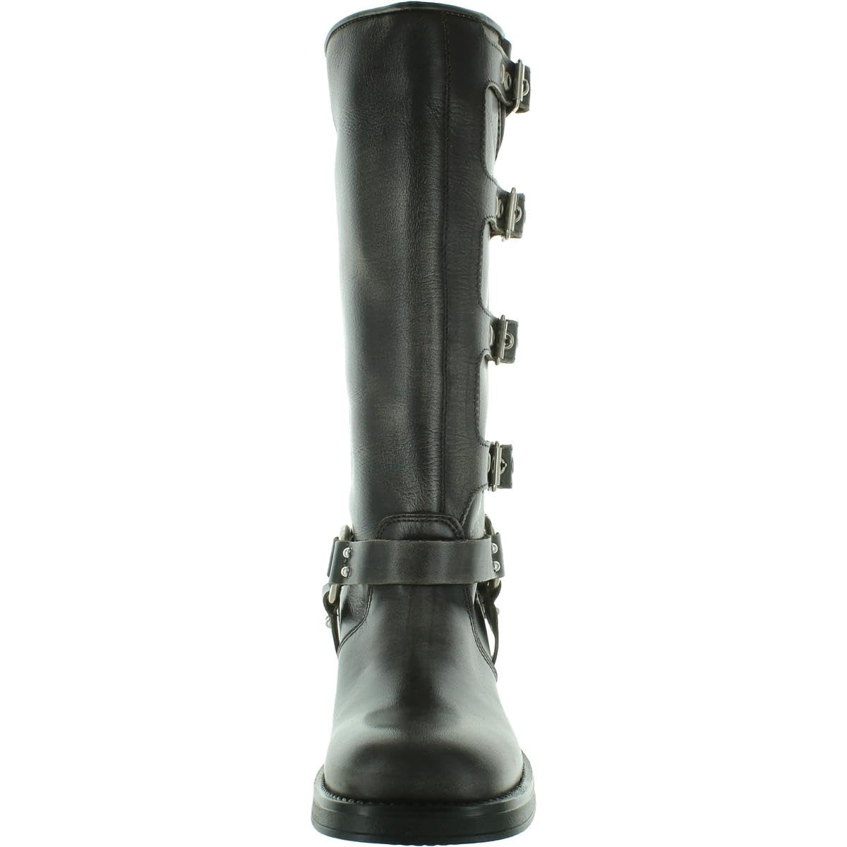 Steve Madden Women's Brocks Fashion Boot, Black Distressed, 8.5