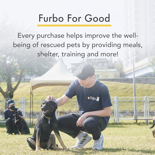 Furbo 360° Dog Camera + Nanny Bundle: Home Security & Dog Safety Alerts, Rotating Pet Treat Dispenser Camera with Speaker, Smart Home Indoor Cam w Phone App (Additional Subscription Required at Setup)