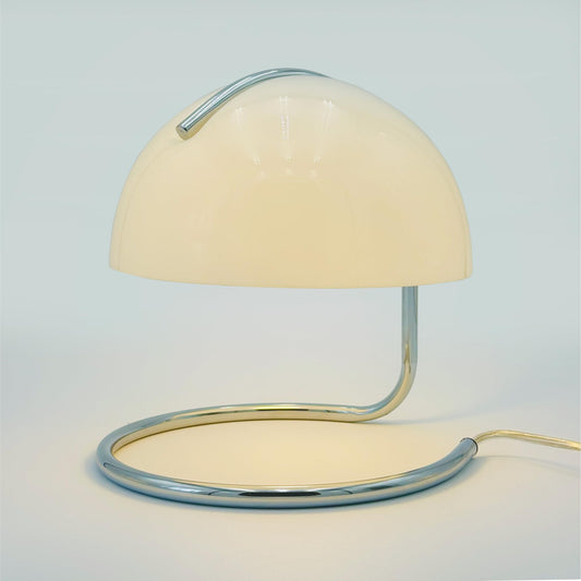 Lotus Atelier Bauhaus Lamp | Retro Mushroom Lamp for Room Aesthetic Modern Lighting for Bedroom | Mid Century Modern Lamp | Cool Retro Living Room Decor & Bedroom Decor | Bed Side lamp