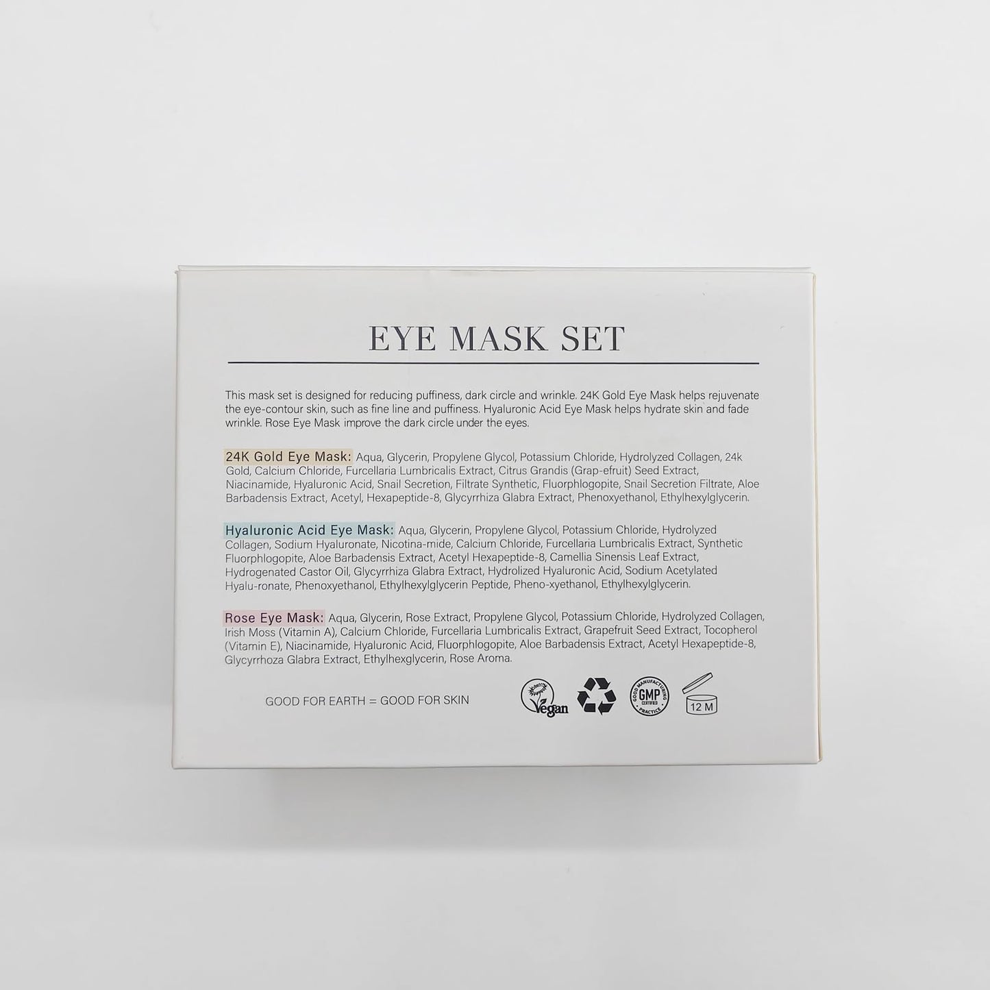 PEAUAMIE Under Eye Patches (30 Pairs) Gold Eye Mask and Hyaluronic Acid Eye Patches for puffy eyes,Rose Eye Masks for Dark Circles and Puffiness under eye skin care Smooth Wrinkles products