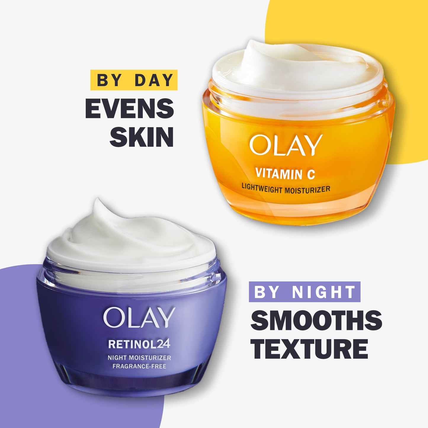 Olay Vitamin C Lightweight Face Moisturizer - Brighten - Even Tone - Hydrate - Lightweight Anti-Aging Cream for Dark Spots and Dry Skin, 1.7 oz