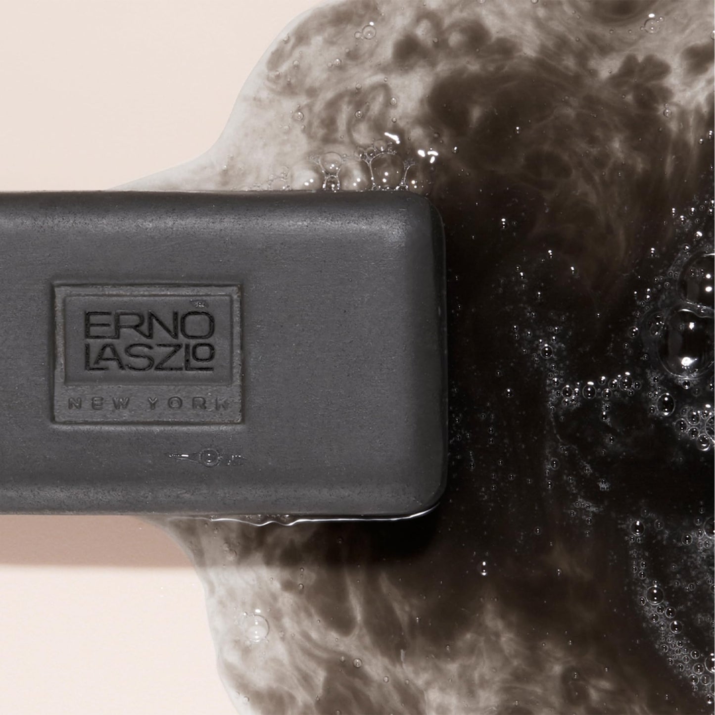 Erno Laszlo Sea Mud Deep Cleansing Bar for Skincare, Charcoal Cleansing Face Bar Purifies, Unclogs Pores, Absorbs Excess Oil, 3.4 Oz, Black