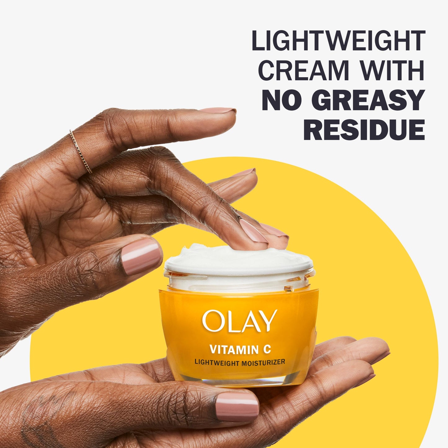 Olay Vitamin C Lightweight Face Moisturizer - Brighten - Even Tone - Hydrate - Lightweight Anti-Aging Cream for Dark Spots and Dry Skin, 1.7 oz