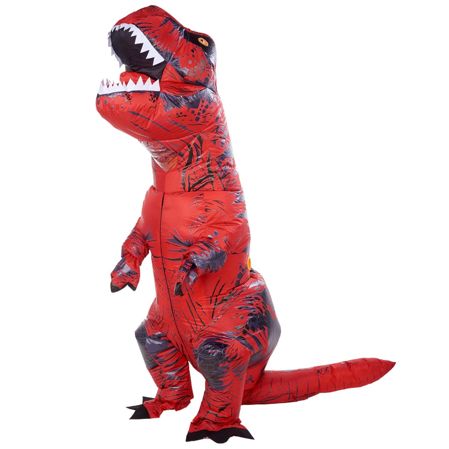 Lulu Home Halloween Dinosaur Costume, 7ft Tall T-Rex Inflatable Costume for Adult, Red