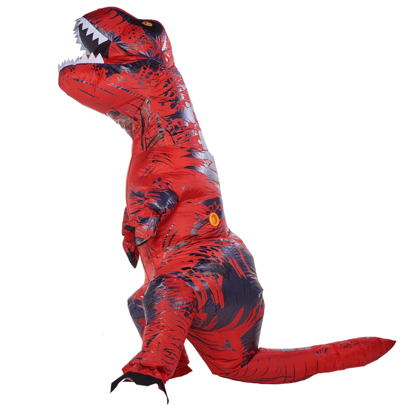 Lulu Home Halloween Dinosaur Costume, 7ft Tall T-Rex Inflatable Costume for Adult, Red