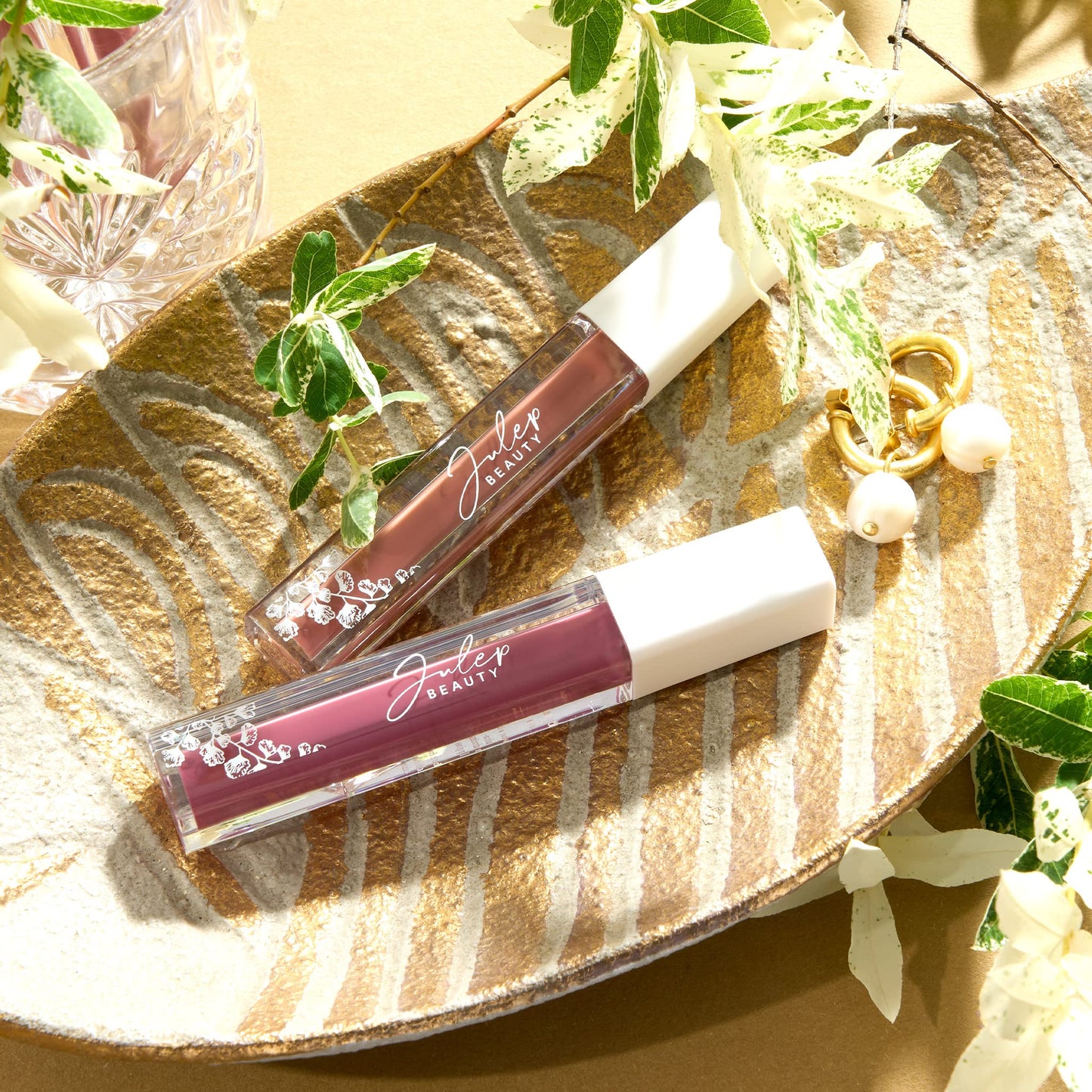 Julep So Plush Hydrating Lip Gloss - Low Key- High-Shine Hydrating Lightweight Lip Color - Non-Sticky Formula - Vitamin E Soothes and Repairs Lips